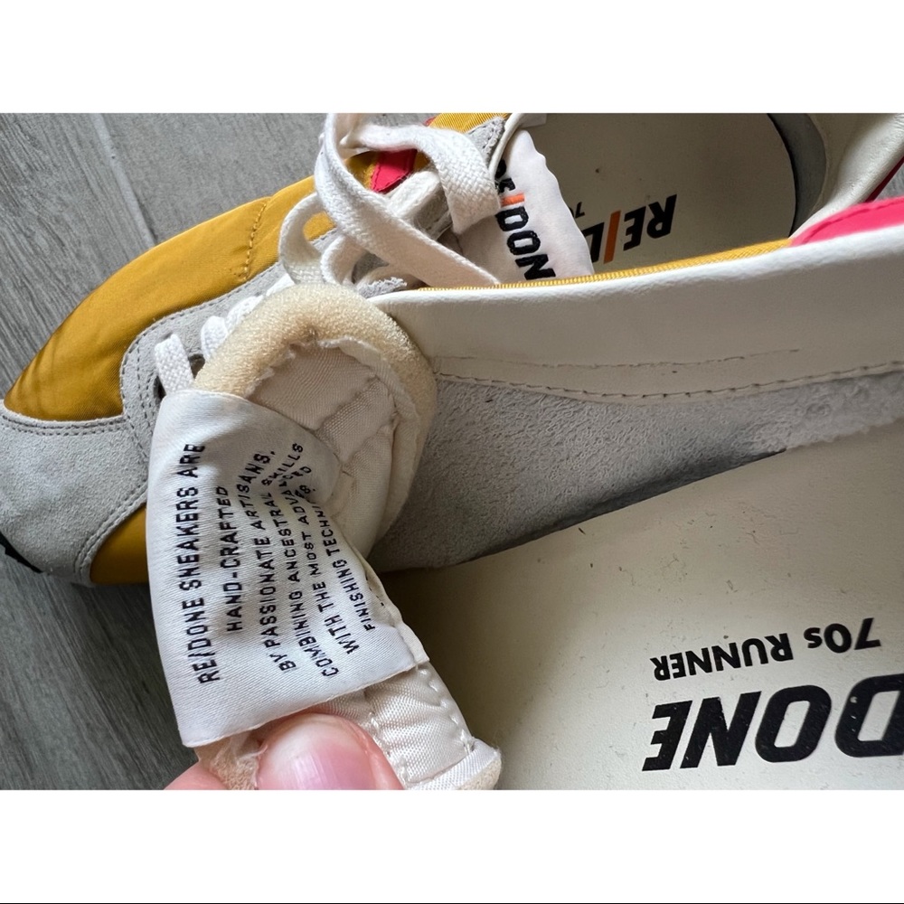 Re/done fashion 70s sneakers trainers 36 6.5 made in Italy! - Picture 3 of 5